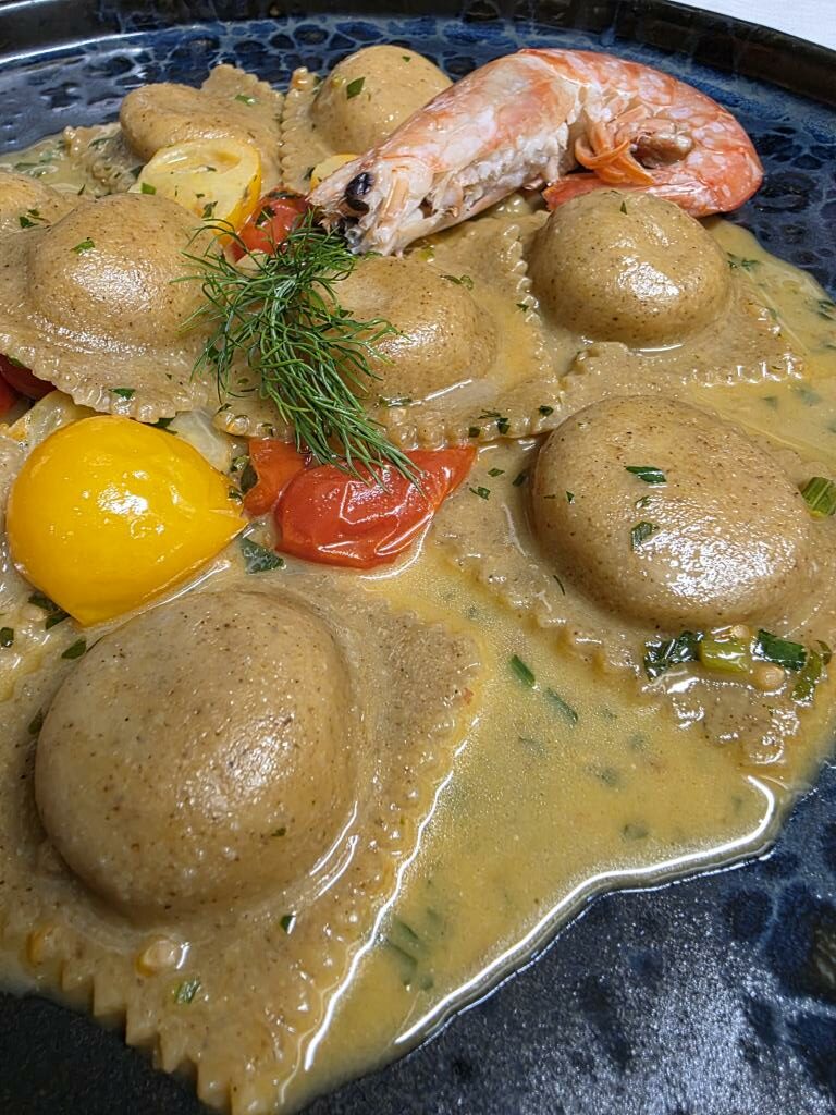 Ravioli di gamberi